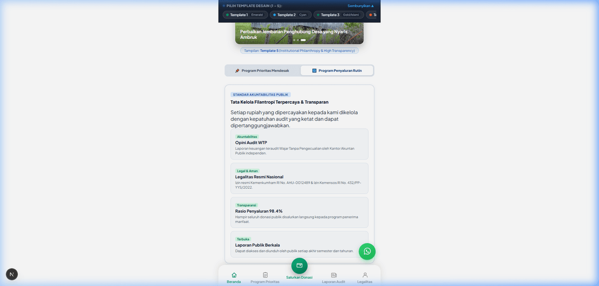 Preview Website Template 5
