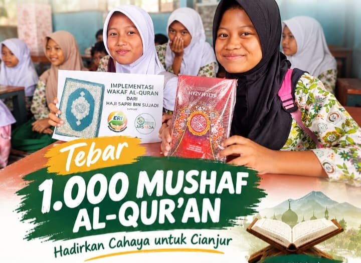 Tebar 1.000 Al-Qur'an, Hadirkan Cahaya untuk Cianjur